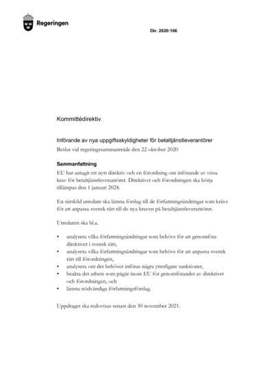 Omslaget till dir. 2020:106