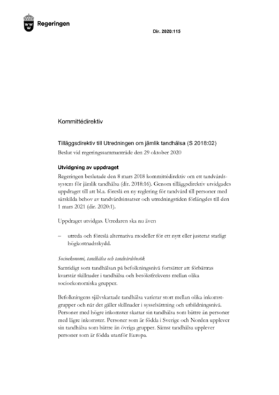 Omslaget till dir. 2020:115