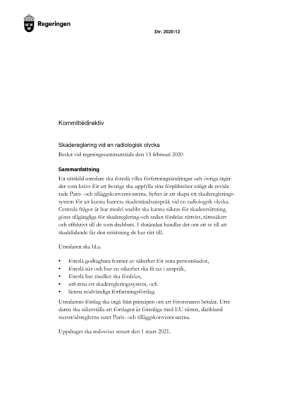 Omslaget till dir. 2020:12