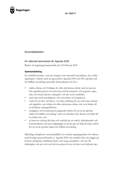 Omslaget till dir. 2020:17