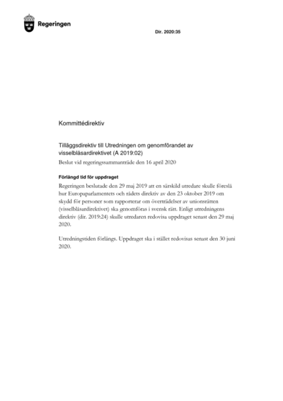 Omslaget till dir. 2020:35