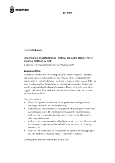Omslaget till dir. 2020:6