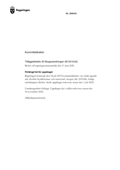 Omslaget till dir. 2020:63