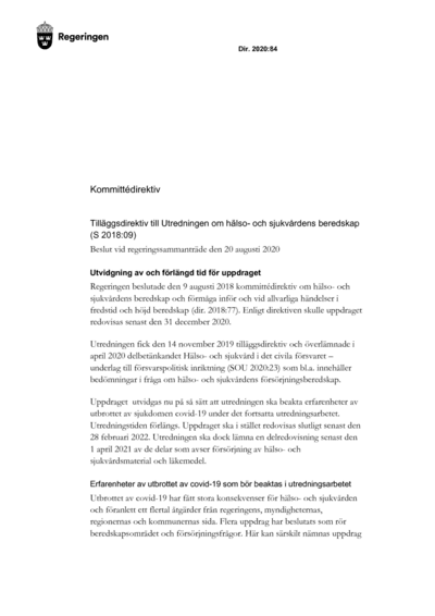Omslaget till dir. 2020:84