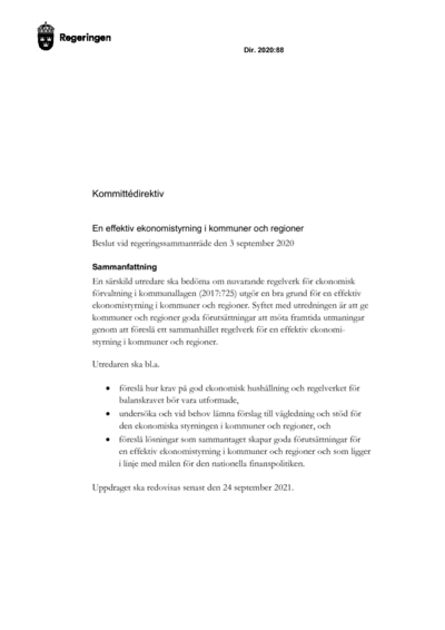 Omslaget till dir. 2020:88