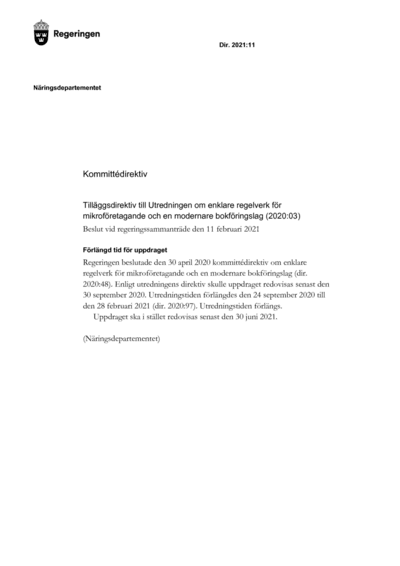 Omslaget till dir. 2021:11