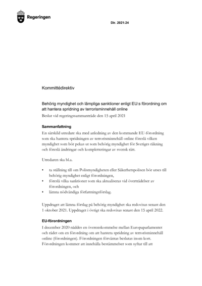 Omslaget till dir. 2021:24