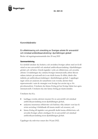 Omslaget till dir. 2021:33