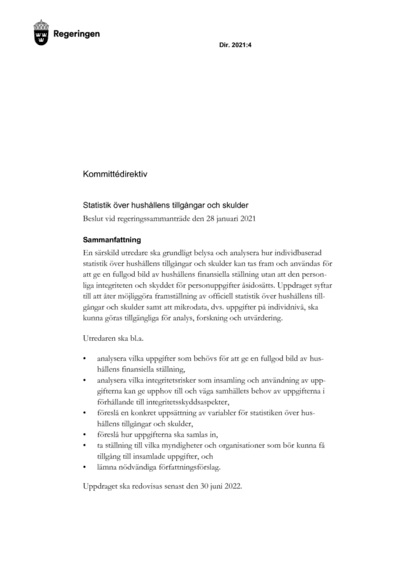Omslaget till dir. 2021:4
