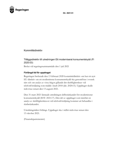 Omslaget till dir. 2021:51