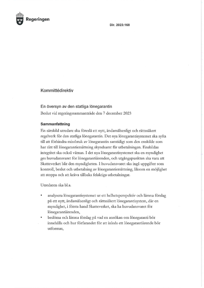 Omslaget till dir. 2023:168