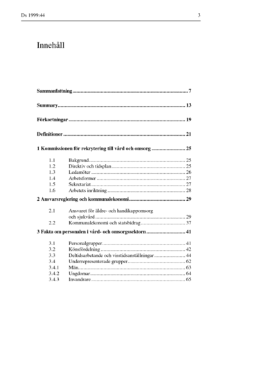 Omslaget till Ds 1999:44