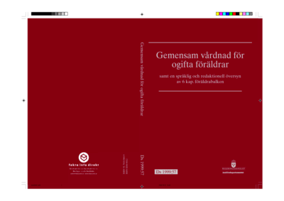 Omslaget till Ds 1999:57