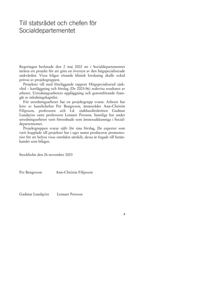 Omslaget till Ds 2003:56