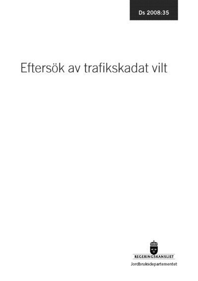 Omslaget till Ds 2008:35