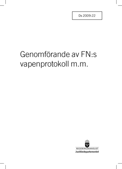 Omslaget till Ds 2009:22