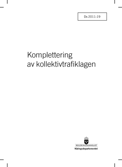 Omslaget till Ds 2011:19