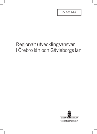 Omslaget till Ds 2013:14