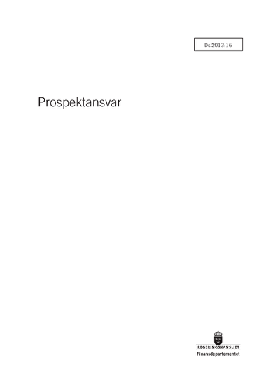 Omslaget till Ds 2013:16
