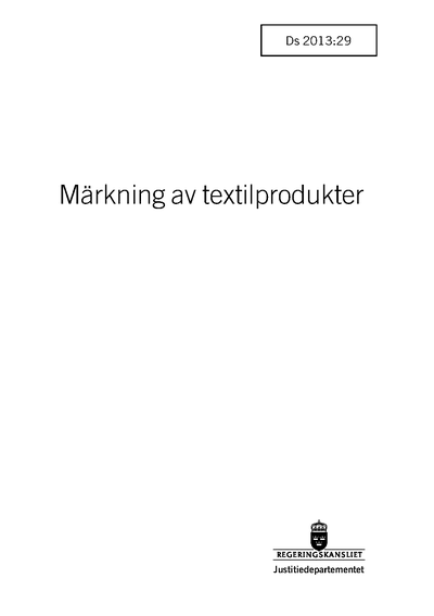 Omslaget till Ds 2013:29