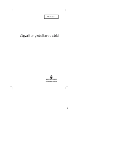 Omslaget till Ds 2013:33