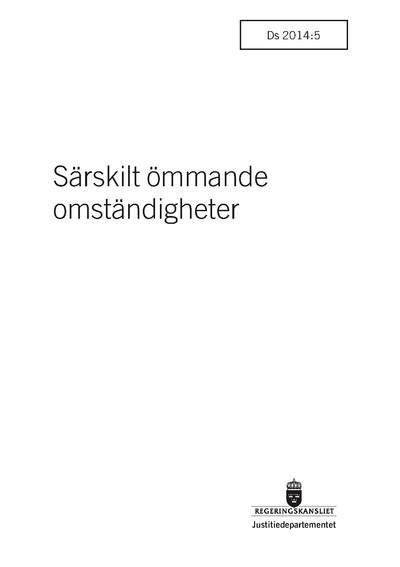 Omslaget till Ds 2014:5