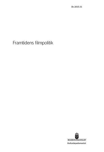 Omslaget till Ds 2015:31