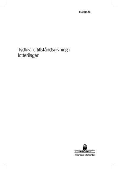 Omslaget till Ds 2015:46