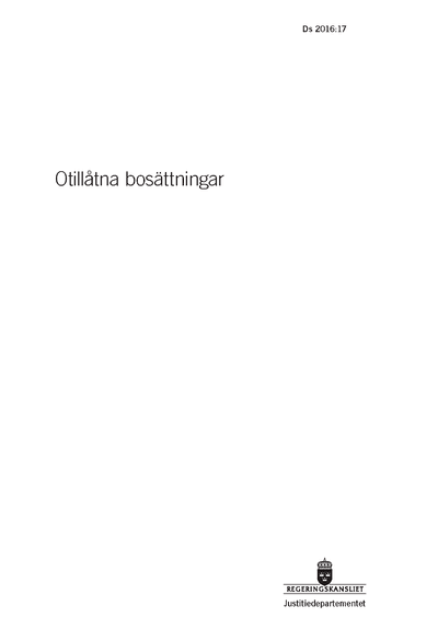 Omslaget till Ds 2016:17