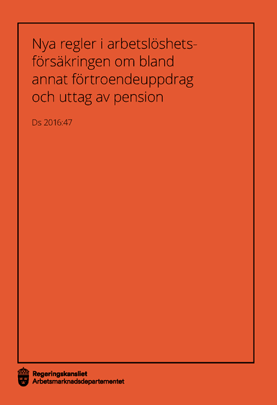 Omslaget till Ds 2016:47