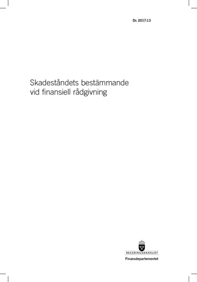 Omslaget till Ds 2017:13