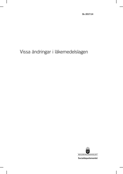 Omslaget till Ds 2017:14