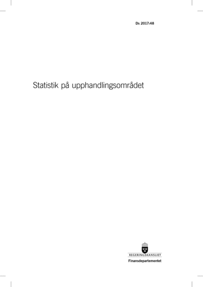 Omslaget till Ds 2017:48