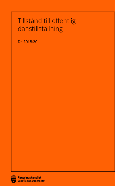 Omslaget till Ds 2018:20