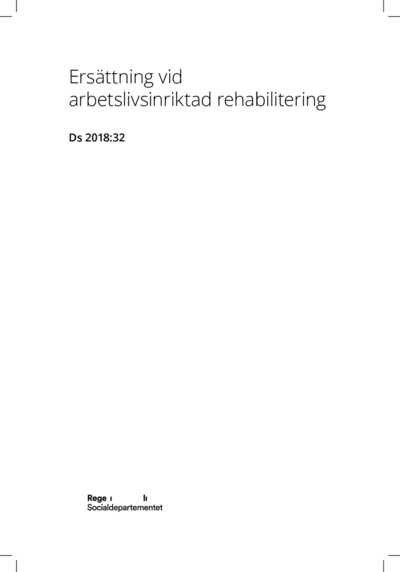 Omslaget till Ds 2018:32