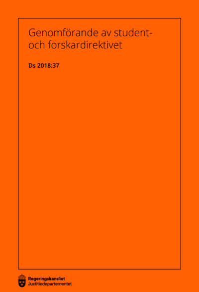 Omslaget till Ds 2018:37