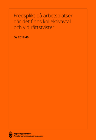 Omslaget till Ds 2018:40