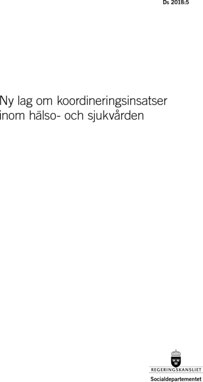 Omslaget till Ds 2018:5