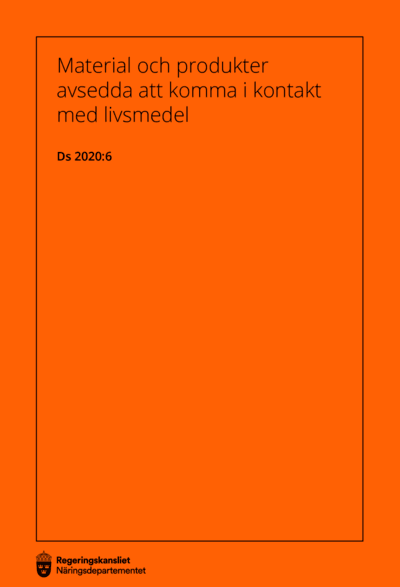 Omslaget till Ds 2020:6