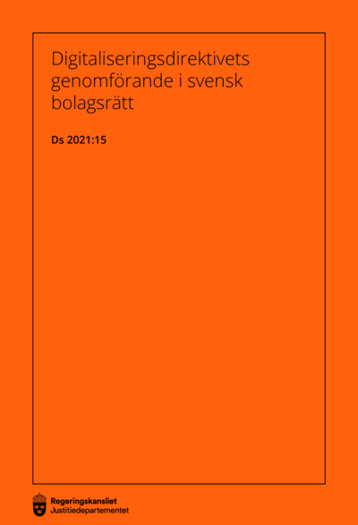 Omslaget till Ds 2021:15