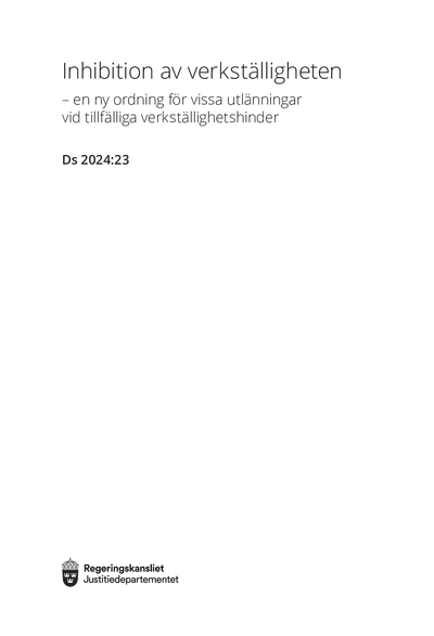 Omslaget till Ds 2024:23