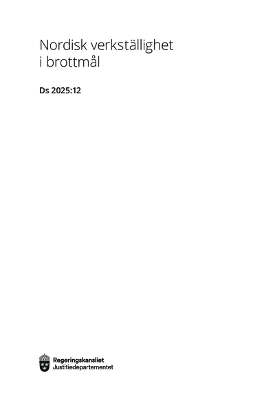 Omslaget till Ds 2025:12