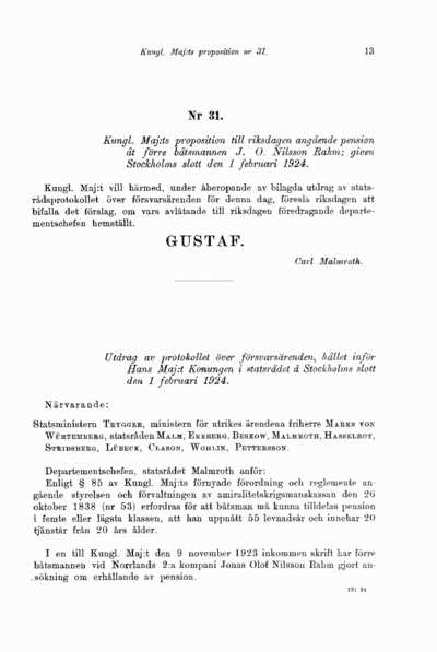 Omslaget till prop. 1924:31