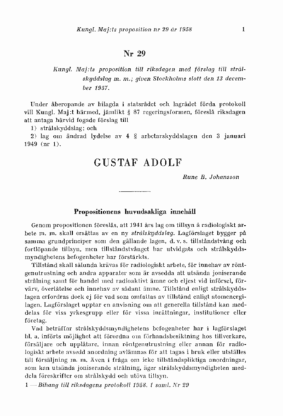 Omslaget till prop. 1958:29