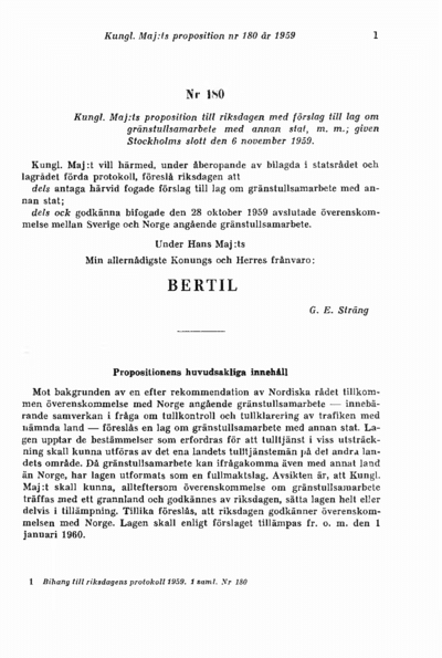 Omslaget till prop. 1959:180