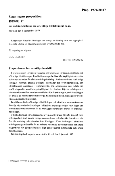 Omslaget till prop. 1979/80:17