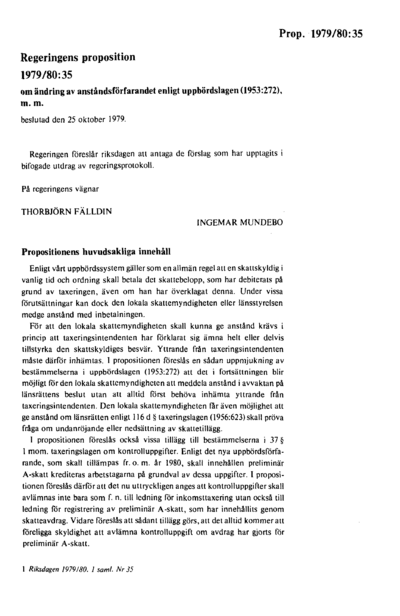 Omslaget till prop. 1979/80:35