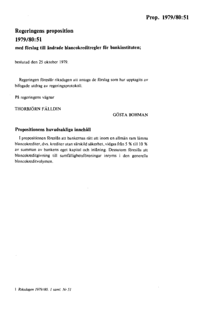 Omslaget till prop. 1979/80:51
