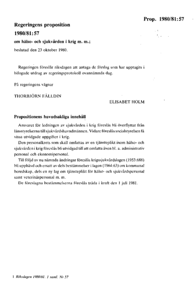 Omslaget till prop. 1980/81:57