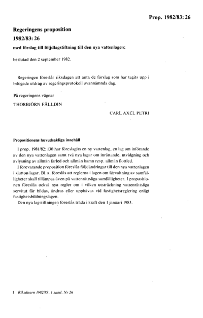 Omslaget till prop. 1982/83:26